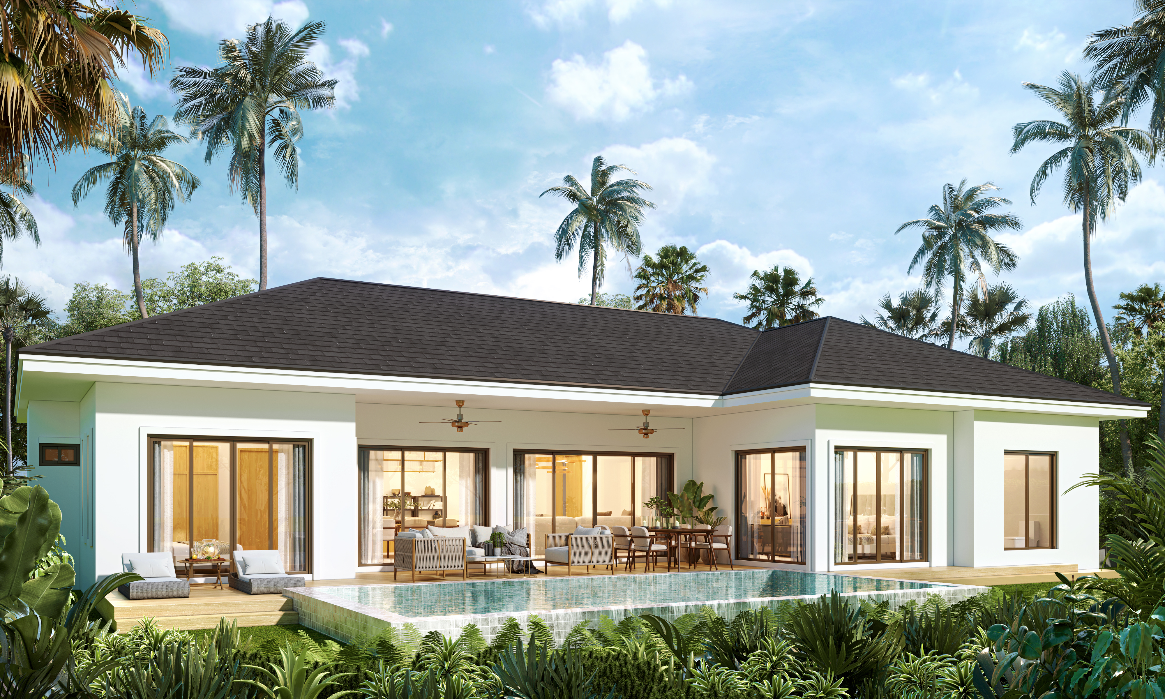 Serene - 3 Bedroom Single Storey Pool Villa for Sale in Hua Hin